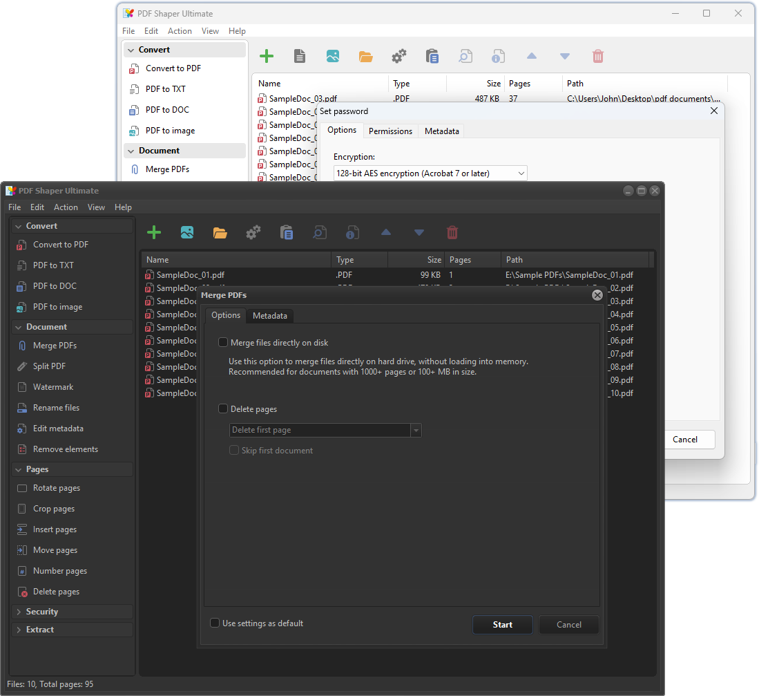 PDF Shaper